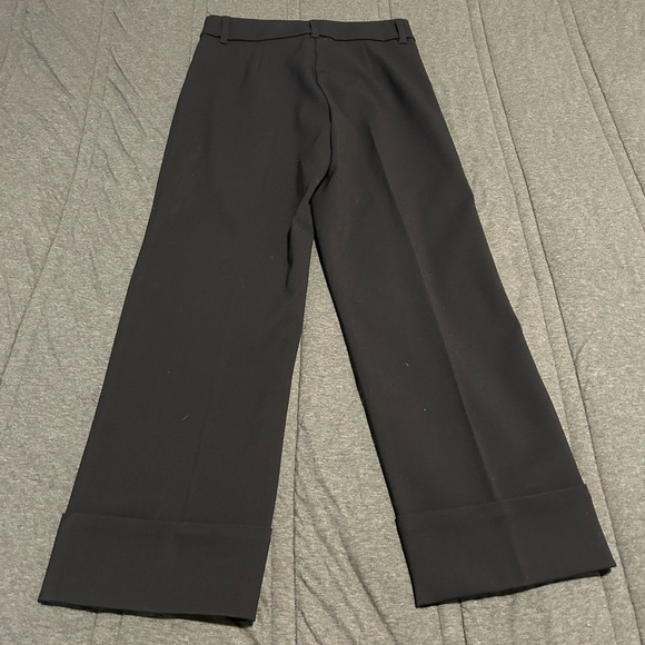 Sezane black wool cuffed pants jude trousers size 38 - Picture 8 of 10
